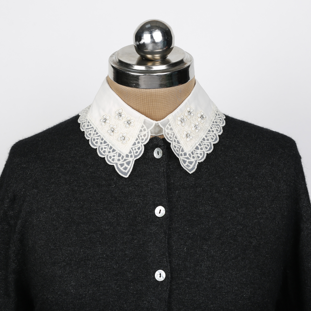 Pearl Beaded Detachable Collar