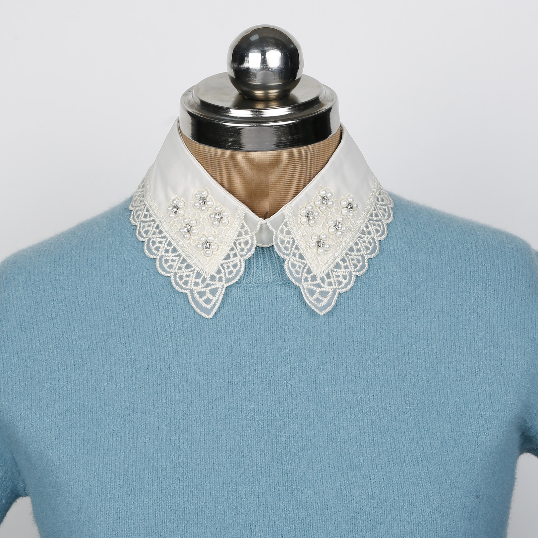 Pearl Beaded Detachable Collar